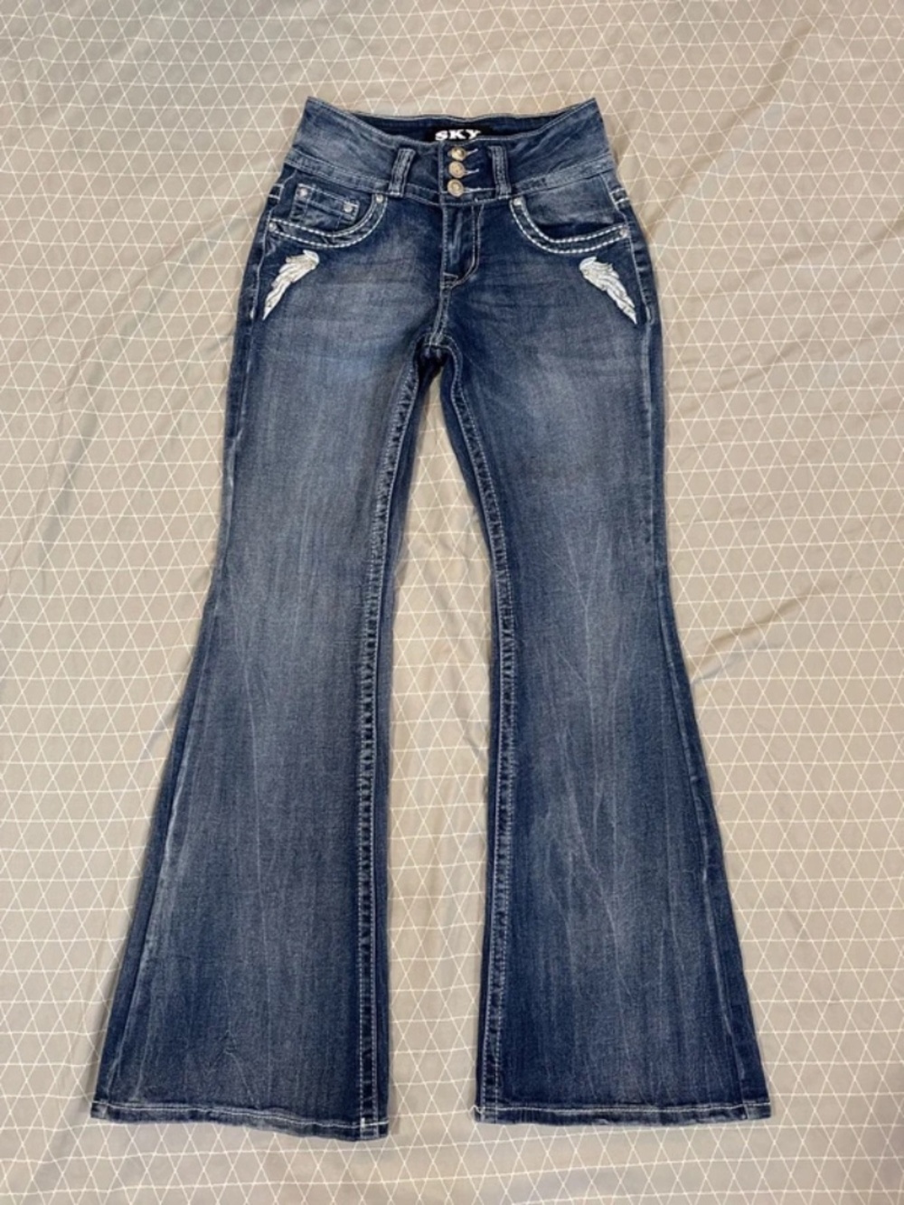 Y2K Sky Collection Flared jeans